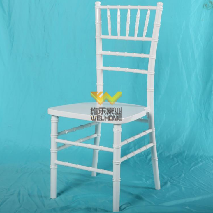 Wholesale Manufacturer white color stackable wooden chiavari wedding chair tiffany chair for wedding event rental